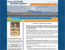 Tablet Screenshot of kailashzone.org